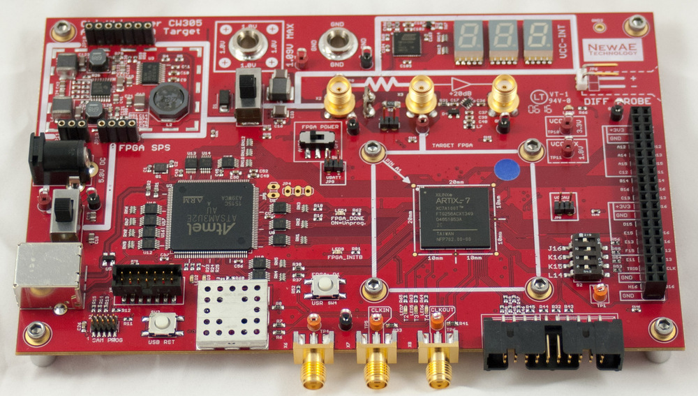 CW305 Artix FPGA Target - NewAE Hardware Product Documentation